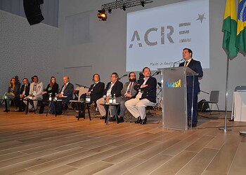 Tião Viana disse que o Acre apresentou identidade cultural e histórica da região Amazônica e do Brasil. (Foto: Rose Farias)