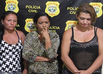 Três mulheres e um homem são presos por furto na fronteira