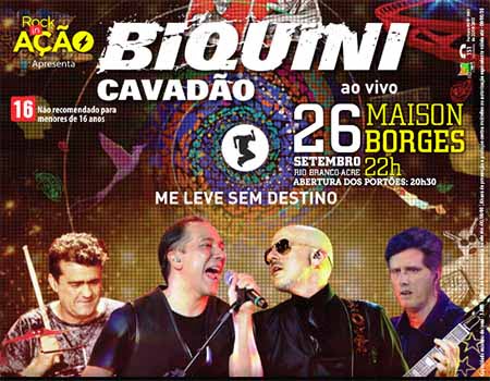 GUIA GAZETA 11/09/2015: Show Los Porongas 4 show_biquini