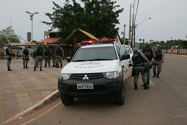 Em decorrência de ataques, Força Nacional envia mais 16 homens e 4 viaturas para o Acre 1 Oficiais poderão atuar no período de 30 dias. (Foto: Odair Leal/ A GAZETA)