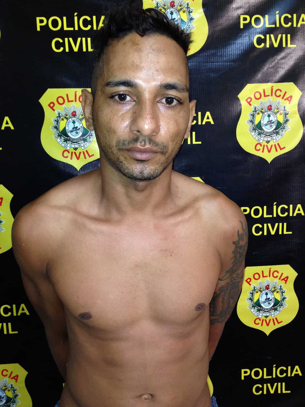 Autor do latrocínio de filho de João Eduardo é preso pela Polícia na Vila Acre - FOTO DIVULGAÇÃO POLÍCIA CIVIL