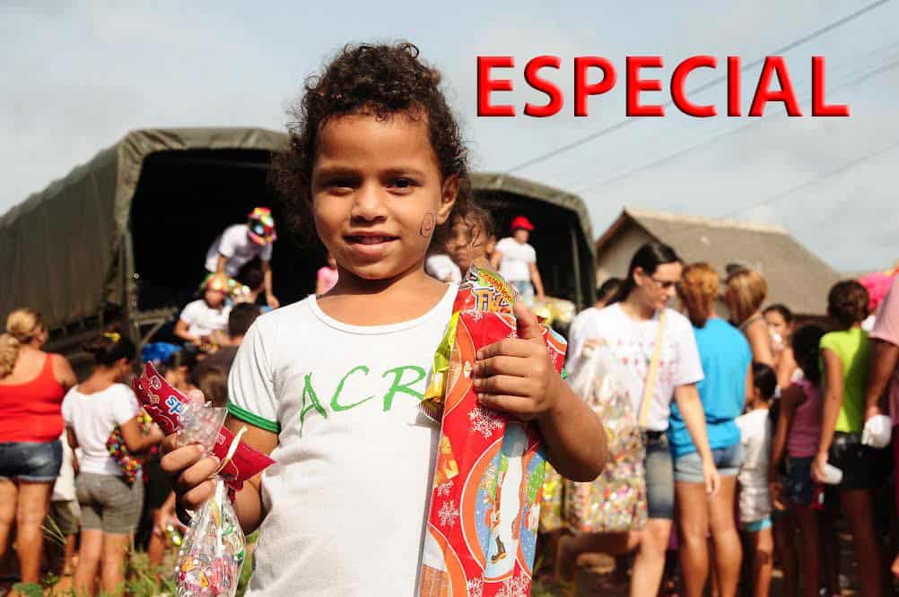 Projeto Criança Feliz leva alegria a bairros carentes no 12 de Outubro 2 Iniciativa leva alegria a milhares de crianças carentes de Rio Branco e Senador Guiomard. (FOTO: CEDIDA)