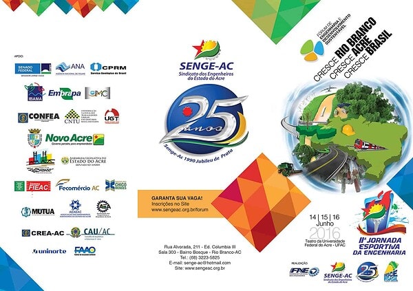 Fórum de Engenharia e Desenvolvimento Sustentável abre inscrições em novembro