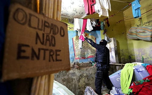 Segurança Pública realizou mais uma Operação Varredura no presídio FOC. (FOTO: SÉRGIO VALE / SECOM)