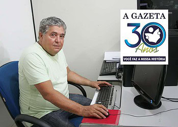 Clodoaldo Melo é funcionário do jornal A GAZETA desde 1998 e guarda muitas histórias. (Foto: Odair Leal/ A GAZETA)