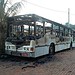Ônibus incendiado em Epitaciolândia (Foto: Almir Andrade/Arquivo pessoal )