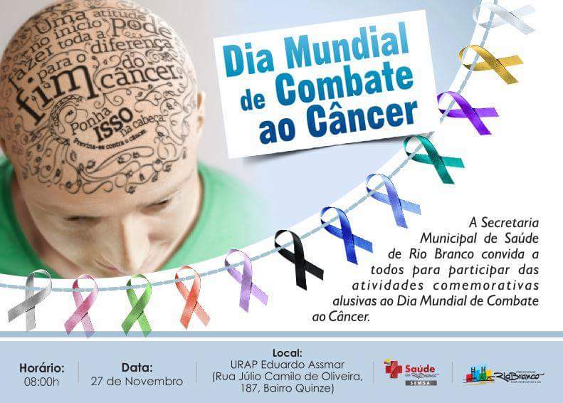 Saúde Municipal realiza atividades pelo Dia Nacional de Combate ao Câncer em Rio Branco