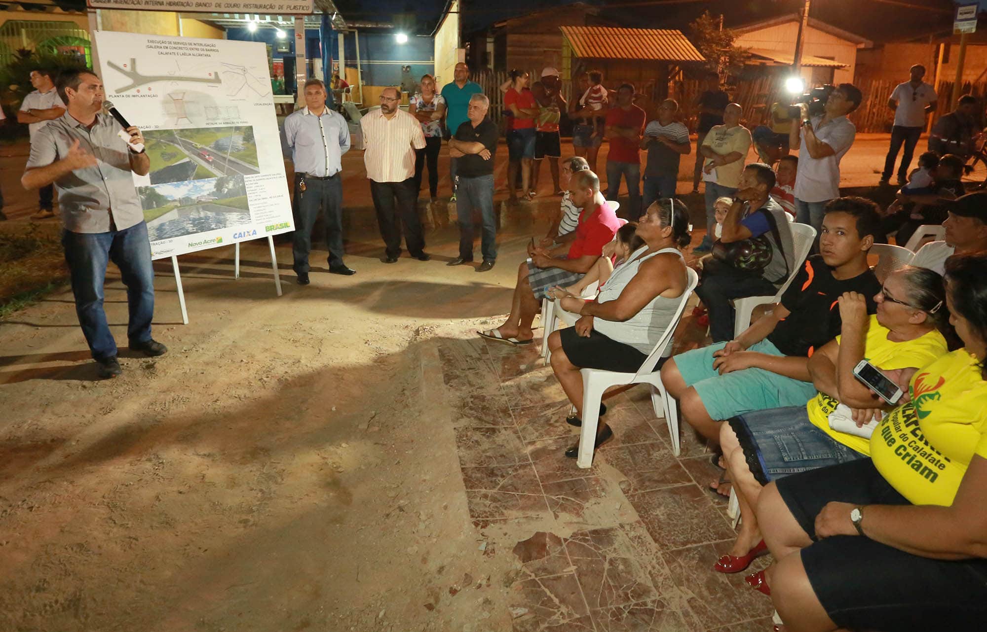 Construção da galeria sobre Igarapé Batista 1