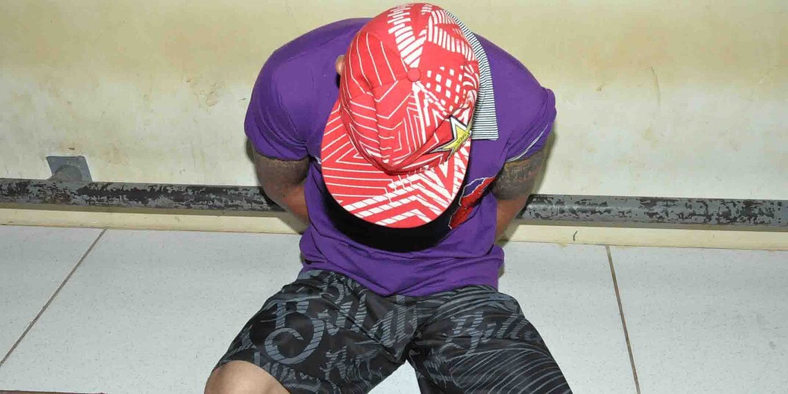 Força Nacional prende homem com droga no bairro Calafate 1 Ao perceber a presença da polícia, o suspeito tentou fugir