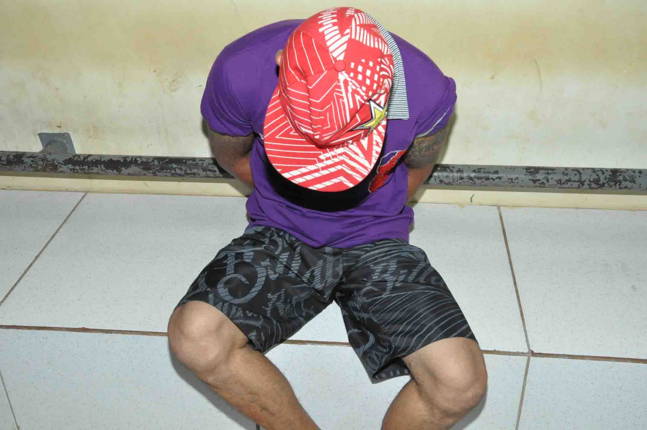 Força Nacional prende homem com droga no bairro Calafate 2 Ao perceber a presença da polícia, o suspeito tentou fugir