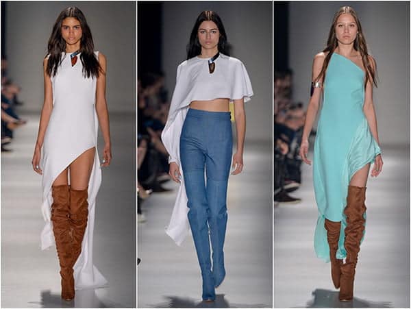 Já o estilista Wagner Kalieno optou por uma assimetria que valoriza a mulher, tornando-a mais sexy 