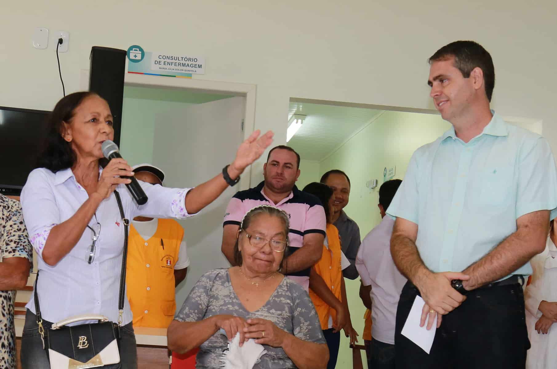 Nova UBS do Amapá é entregue a população 3 Inauguração da UBS do Amapá Maria de Nazaré Foto Marcos Vicentti 1