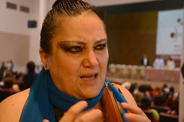 Ativista falou sobre a violência contra a mulher. (Foto: Odair Leal/ A GAZETA)