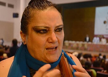 Ativista falou sobre a violência contra a mulher. (Foto: Odair Leal/ A GAZETA)