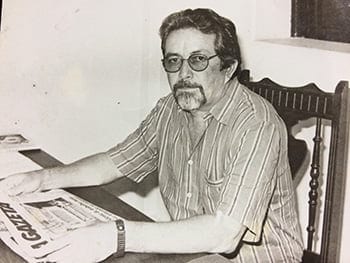 Aparência do jornalista Elson Martins chamava atenção. (FOTO: ARQUIVO A GAZETA)