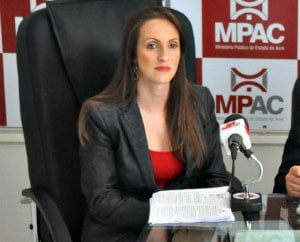 Promotora foi encontrada morta em seu
apartamento em Rio Branco
(Foto: Ascom/MP-AC)