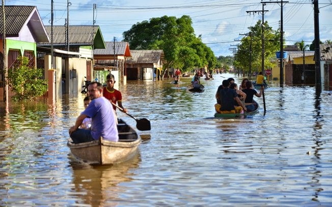 O que aconteceu no Acre em 2015 4 Capital acreana sofreu mais uma vez com uma forte cheia do rio