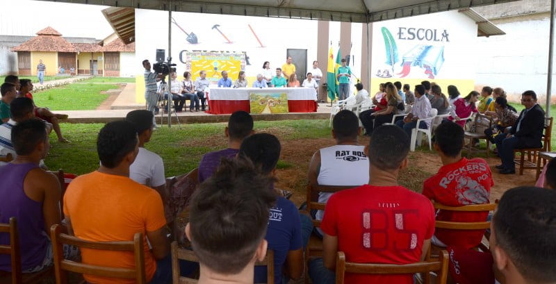 Alunos da escola da maior penitenciária da capital ficaram em terceiro lugar na Olimpíada Brasileira de Matemática (Foto Arquivo Secom)