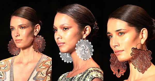 Leves, lindos e femininos, os brincos de renda são unanimidade!