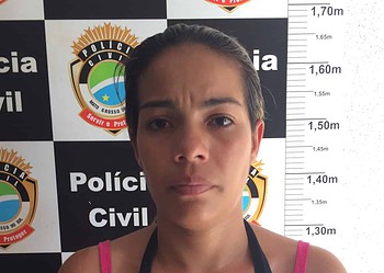 Vanessa foi presa em Campo Grande, quando tentava seguir viagem para visitar o marido (Foto: Divulgação Polícia Civil/MS)