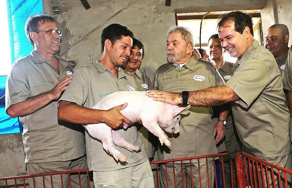 Inauguração do Complexo de Suinocultura é marcada com a presença do ex-presidente Lula