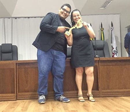 Victor Augusto e Ana Cristina Silveira